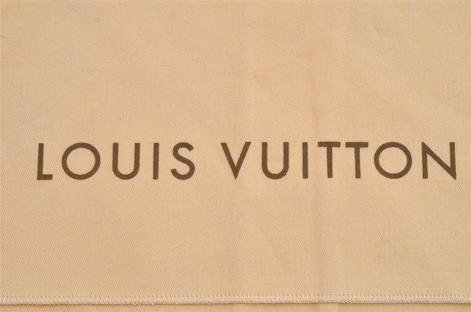 Authentic Louis Vuitton Dust Bag 10 Set Cotton Beige 17.7x13.8x0.4 LV 3944J