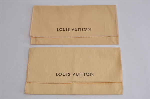 Authentic Louis Vuitton Dust Bag 20 Set Cotton Beige 9.1x4.7x0.2 LV 3945J