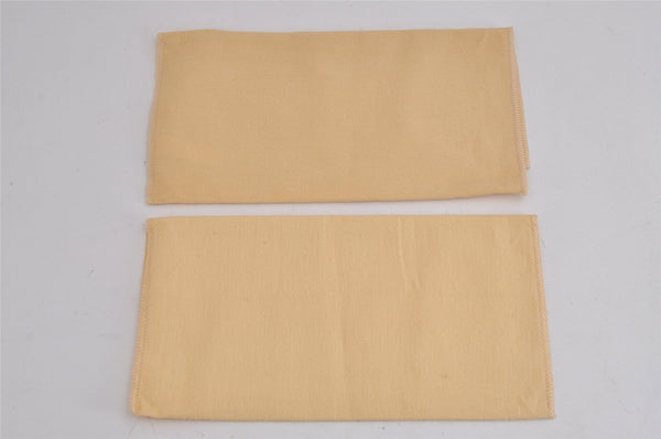 Authentic Louis Vuitton Dust Bag 20 Set Cotton Beige 9.1x4.7x0.2 LV 3945J