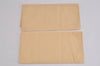 Authentic Louis Vuitton Dust Bag 20 Set Cotton Beige 9.1x4.7x0.2 LV 3945J