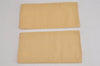 Authentic Louis Vuitton Dust Bag 20 Set Cotton Beige 9.1x4.7x0.2 LV 3945J