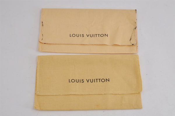 Authentic Louis Vuitton Dust Bag 20 Set Cotton Beige 9.1x4.7x0.2 LV 3945J