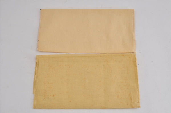 Authentic Louis Vuitton Dust Bag 20 Set Cotton Beige 9.1x4.7x0.2 LV 3945J