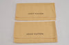 Authentic Louis Vuitton Dust Bag 20 Set Cotton Beige 9.1x4.7x0.2 LV 3945J