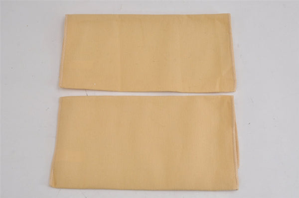 Authentic Louis Vuitton Dust Bag 20 Set Cotton Beige 9.1x4.7x0.2 LV 3945J