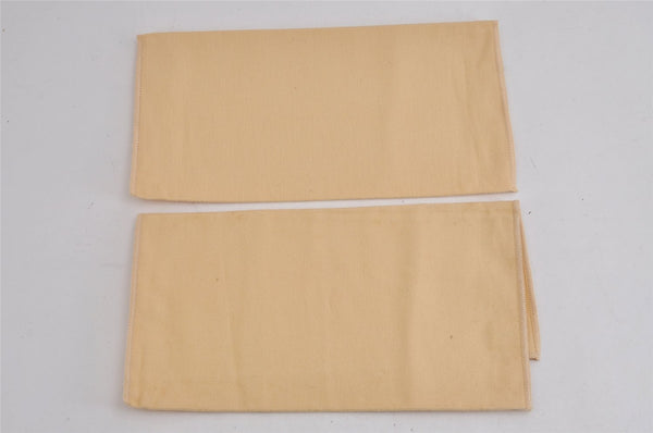 Authentic Louis Vuitton Dust Bag 20 Set Cotton Beige 9.1x4.7x0.2 LV 3945J
