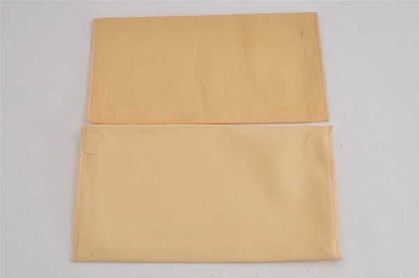 Authentic Louis Vuitton Dust Bag 20 Set Cotton Beige 9.1x4.7x0.2 LV 3945J