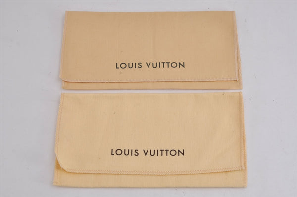 Authentic Louis Vuitton Dust Bag 20 Set Cotton Beige 9.1x4.7x0.2 LV 3945J