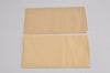 Authentic Louis Vuitton Dust Bag 20 Set Cotton Beige 9.1x4.7x0.2 LV 3945J