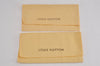 Authentic Louis Vuitton Dust Bag 20 Set Cotton Beige 9.1x4.7x0.2 LV 3945J