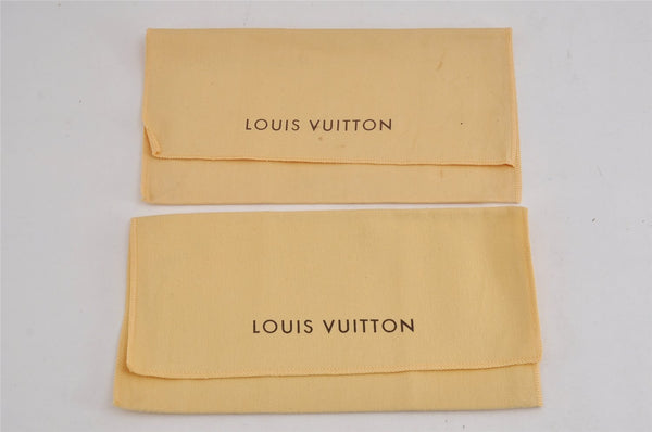 Authentic Louis Vuitton Dust Bag 20 Set Cotton Beige 9.1x4.7x0.2 LV 3945J