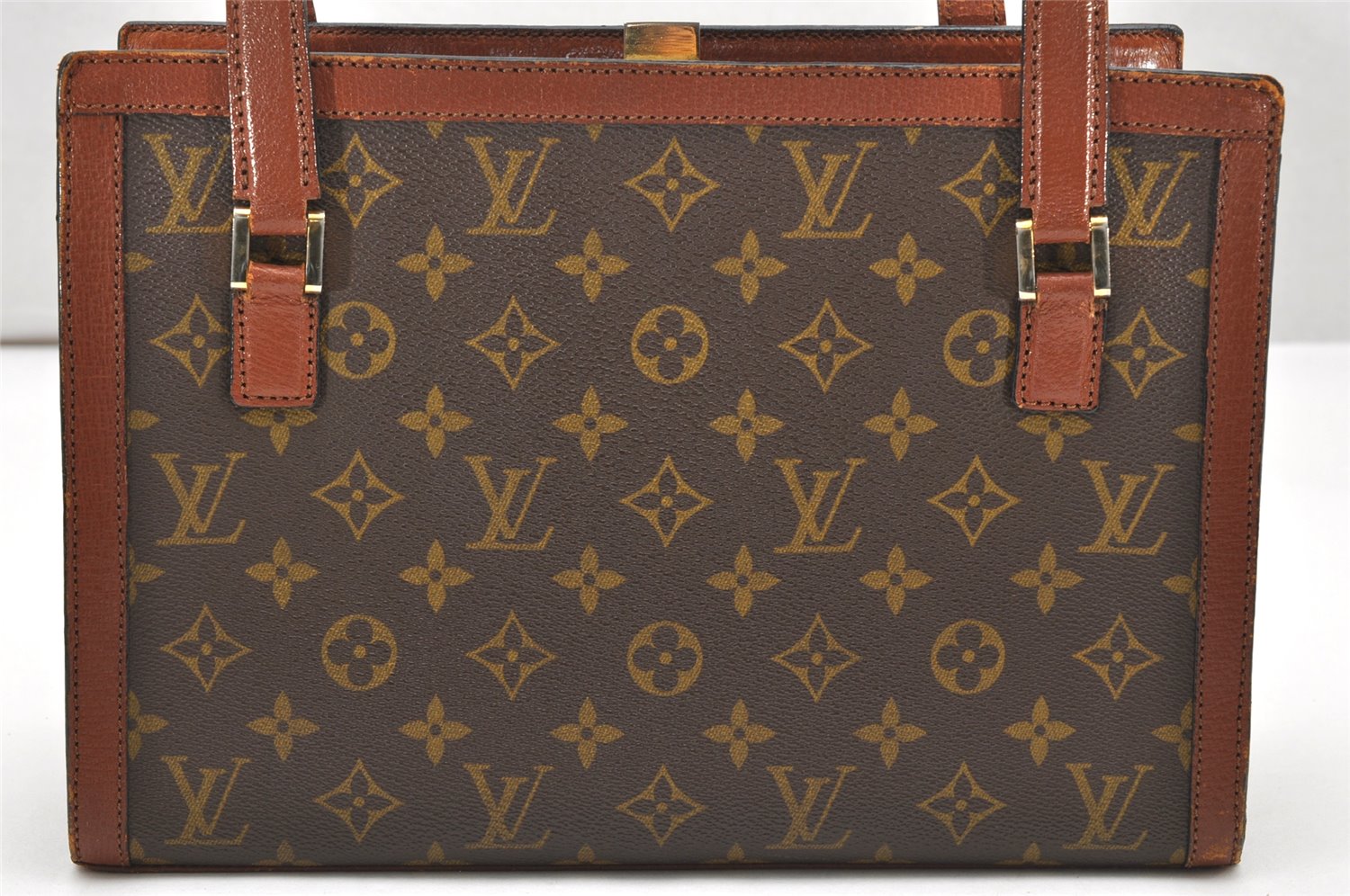 Authentic Louis Vuitton Monogram Sac Vavolet Hand Bag Old Model LV 3945K