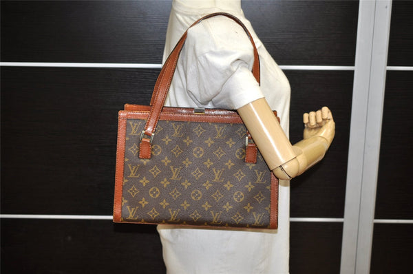 Authentic Louis Vuitton Monogram Sac Vavolet Hand Bag Old Model LV 3945K