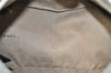 Authentic FENDI Zucchino Mamma Baguette Shoulder Bag PVC Leather White 3946I