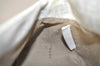 Authentic FENDI Zucchino Mamma Baguette Shoulder Bag PVC Leather White 3946I