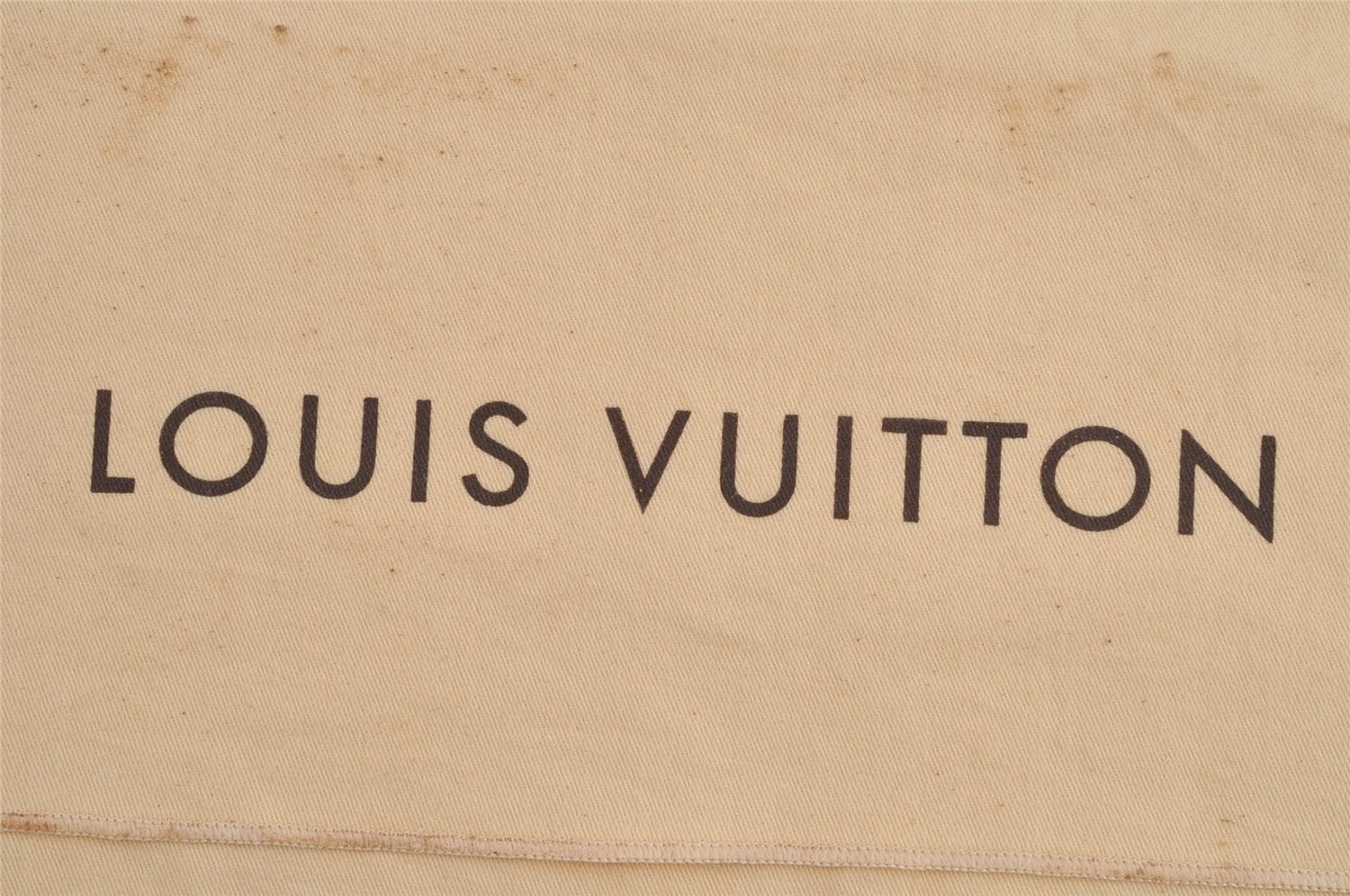 Authentic Louis Vuitton Dust Bag 10 Set Cotton Beige 22x31.5x10.6 LV 3946J