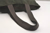 Authentic PRADA Vintage Nylon Tessuto Leather Shoulder Tote Bag Green 3948J