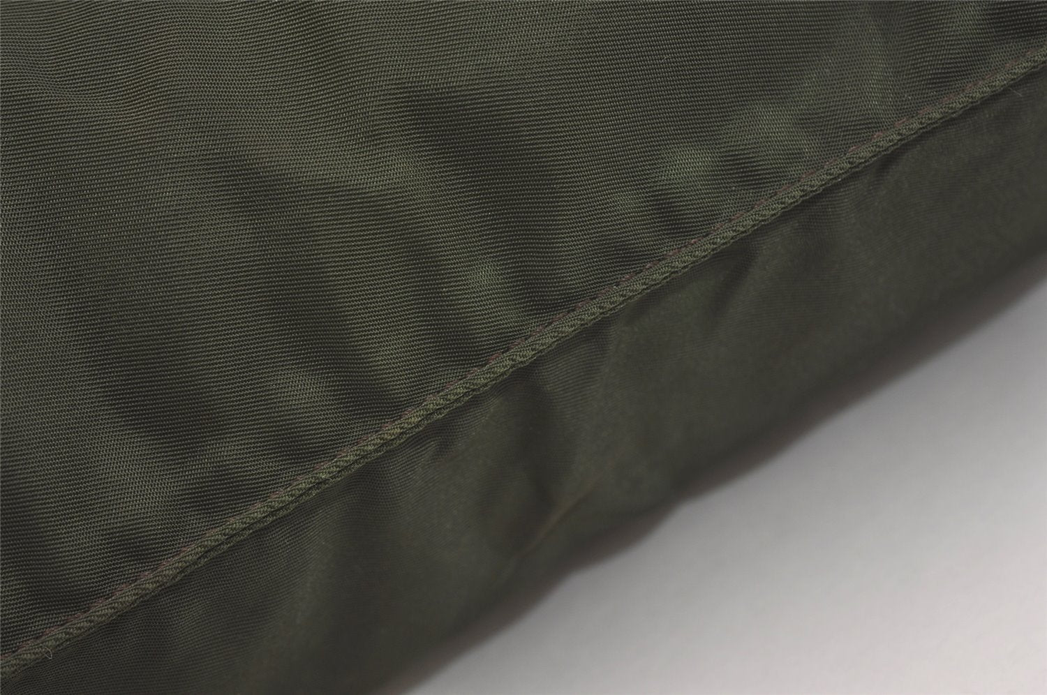 Authentic PRADA Vintage Nylon Tessuto Leather Shoulder Tote Bag Green 3948J