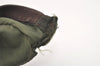 Authentic PRADA Vintage Nylon Tessuto Leather Shoulder Tote Bag Green 3948J