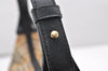 Authentic Burberrys Nova Check Shoulder Hand Bag Canvas Leather Beige 3948K