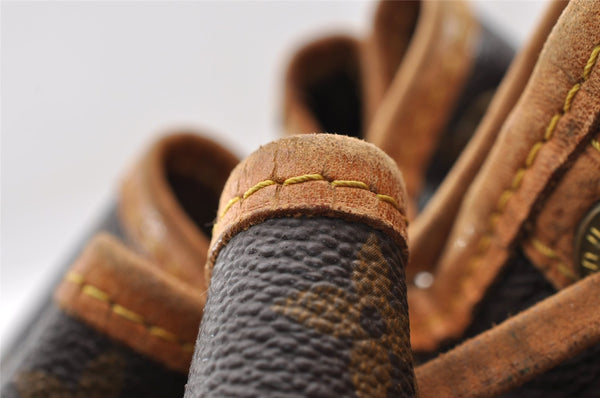 Authentic Louis Vuitton Monogram Petit Noe M42226 Shoulder Drawstring Bag 3950I