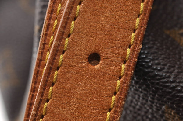 Authentic Louis Vuitton Monogram Petit Noe M42226 Shoulder Drawstring Bag 3950I