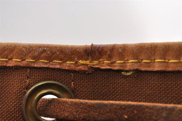 Authentic Louis Vuitton Monogram Petit Noe M42226 Shoulder Drawstring Bag 3950I