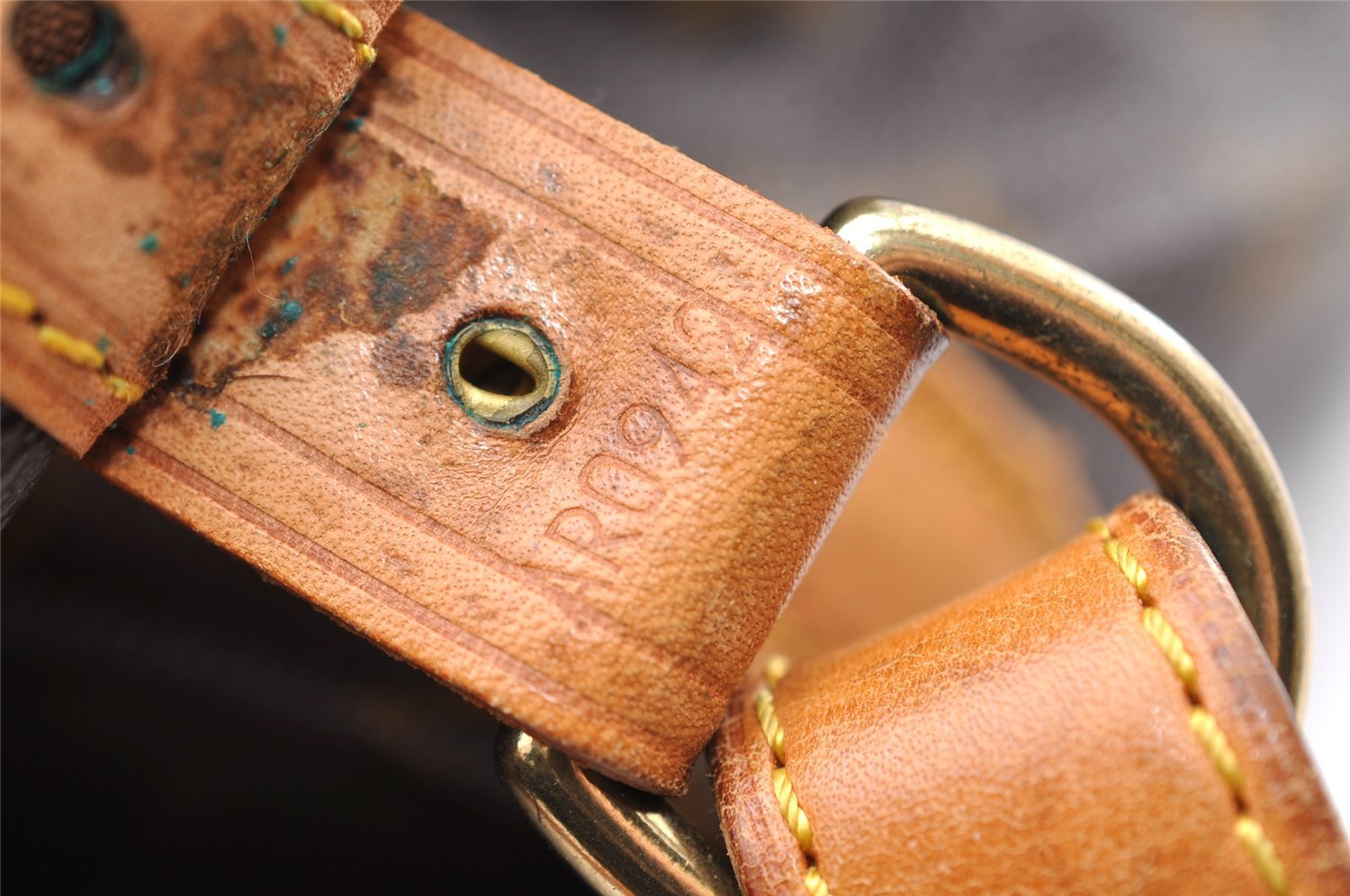 Authentic Louis Vuitton Monogram Petit Noe M42226 Shoulder Drawstring Bag 3950I