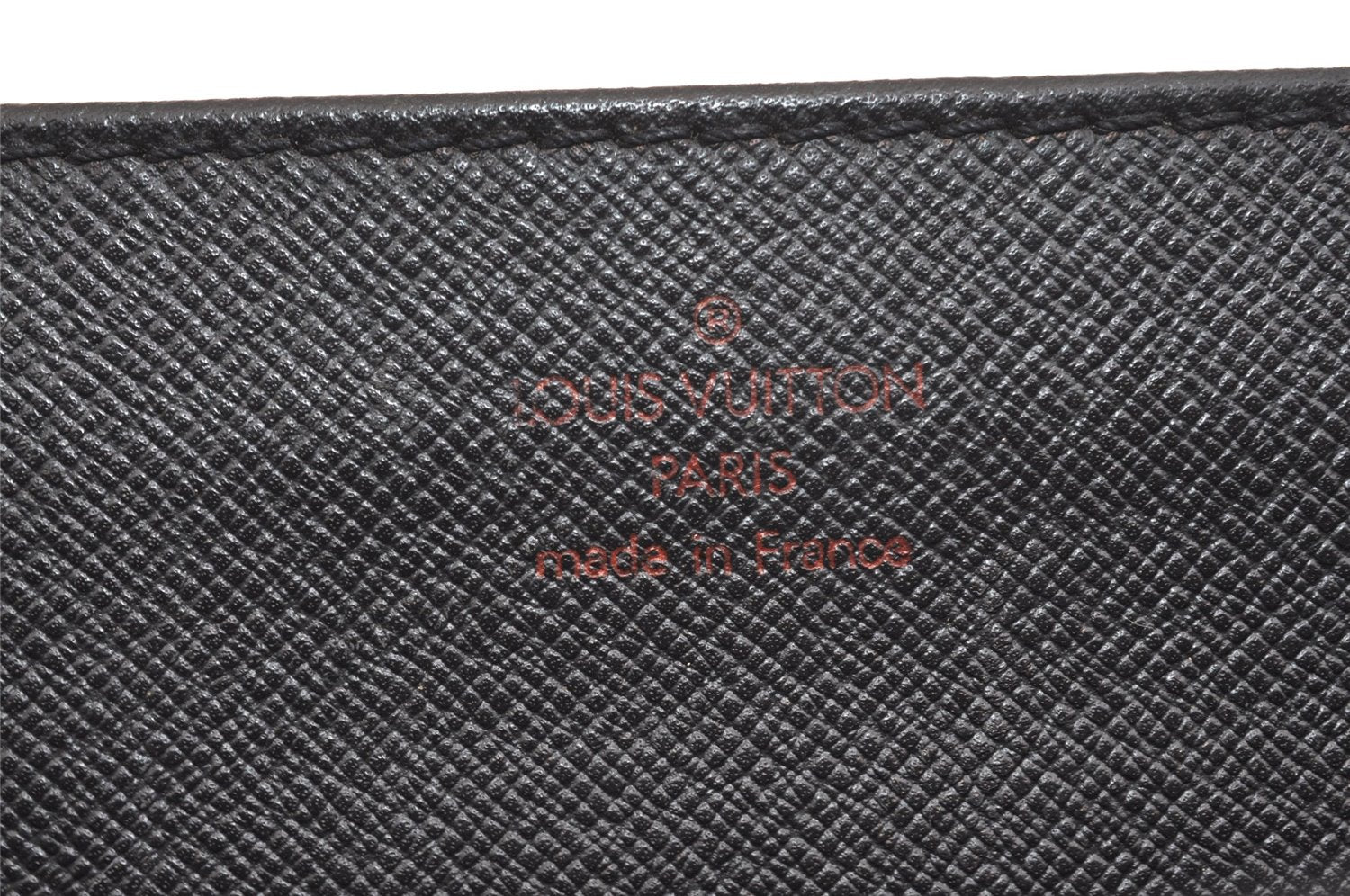 Auth Louis Vuitton Epi Serviette Ambassadeur Black Briefcase M54412 LV 3951J