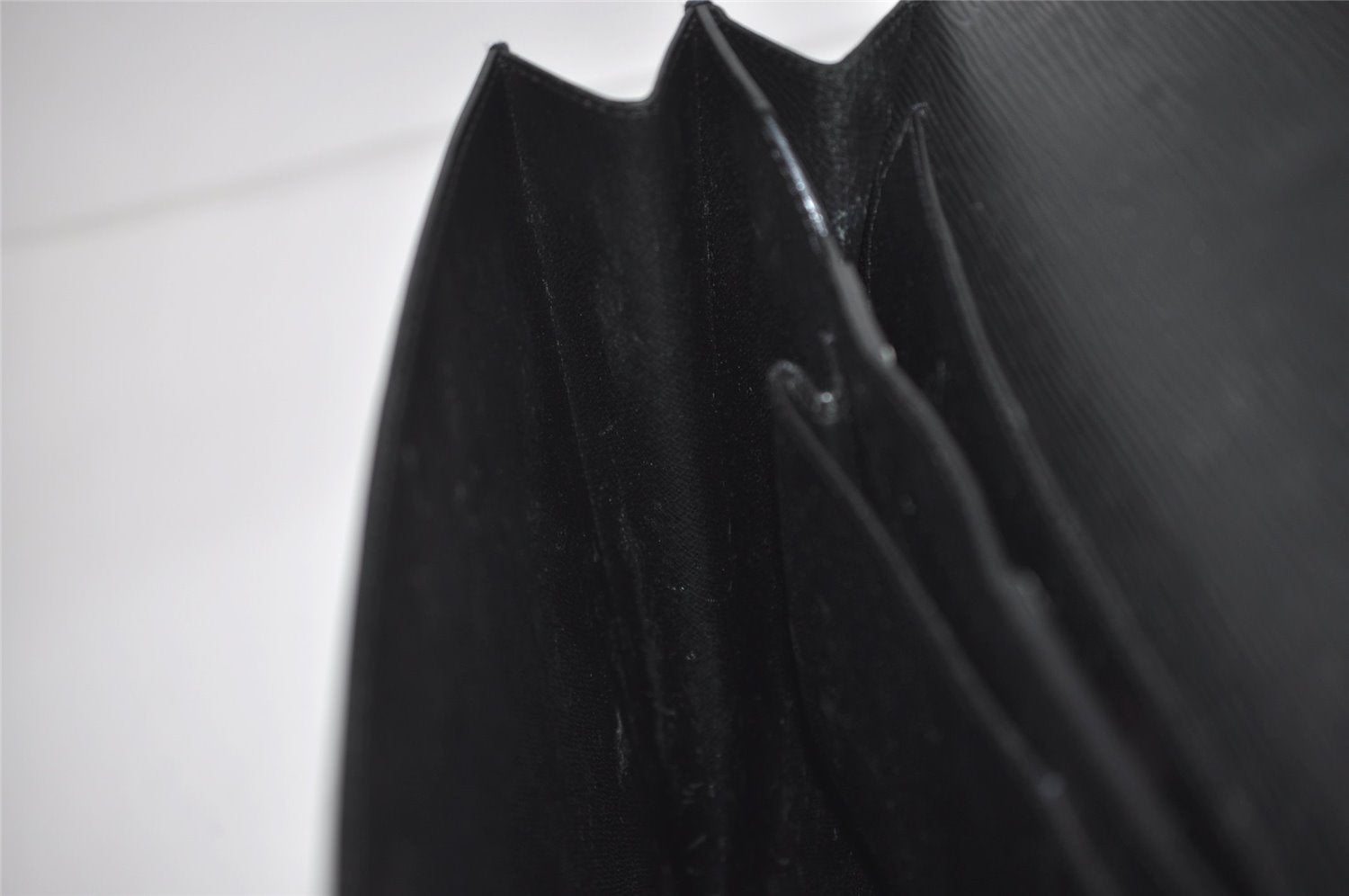 Auth Louis Vuitton Epi Serviette Ambassadeur Black Briefcase M54412 LV 3951J