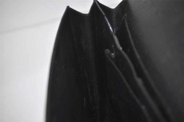 Auth Louis Vuitton Epi Serviette Ambassadeur Black Briefcase M54412 LV 3951J