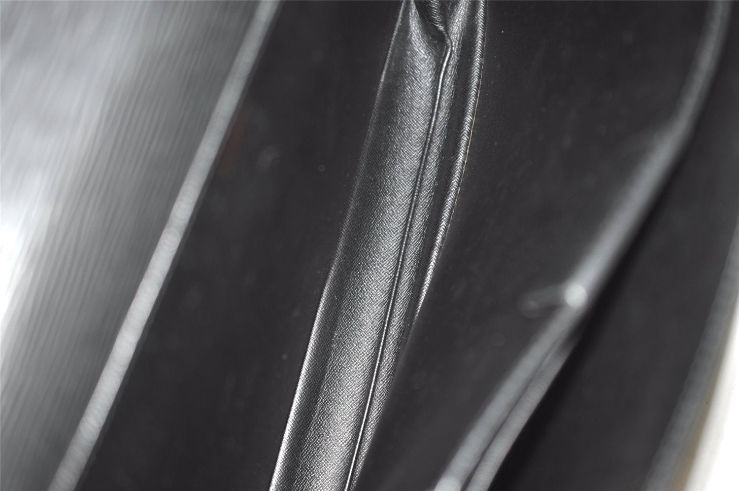 Auth Louis Vuitton Epi Serviette Ambassadeur Black Briefcase M54412 LV 3951J