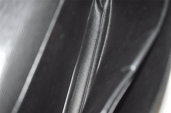 Auth Louis Vuitton Epi Serviette Ambassadeur Black Briefcase M54412 LV 3951J