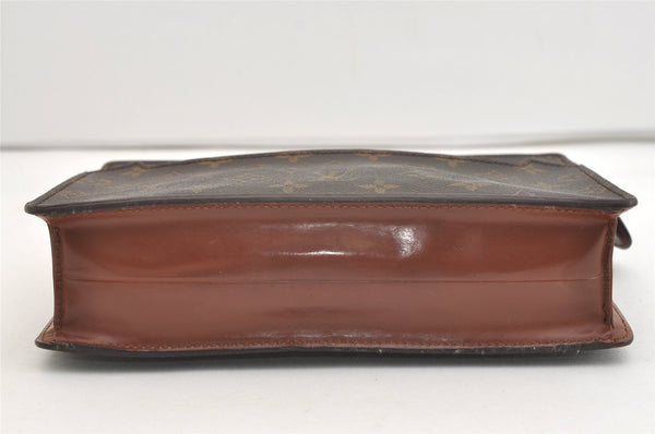 Authentic Louis Vuitton Monogram Pochette Homme Clutch Hand Bag M51795 LV 3952J