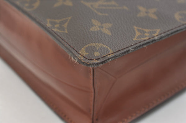 Authentic Louis Vuitton Monogram Pochette Homme Clutch Hand Bag M51795 LV 3952J