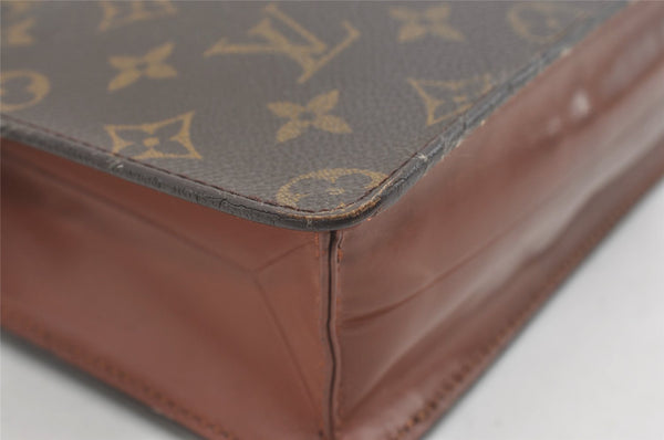 Authentic Louis Vuitton Monogram Pochette Homme Clutch Hand Bag M51795 LV 3952J