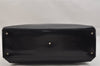 Authentic GUCCI Vintage Bamboo Shoulder Hand Bag Enamel Black Junk 3952K