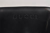 Authentic GUCCI Vintage Bamboo Shoulder Hand Bag Enamel Black Junk 3952K