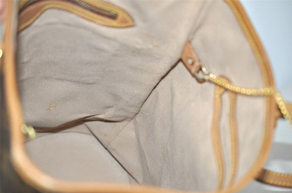 Authentic Louis Vuitton Monogram Bucket GM Shoulder Tote Bag M42236 Junk 3953I