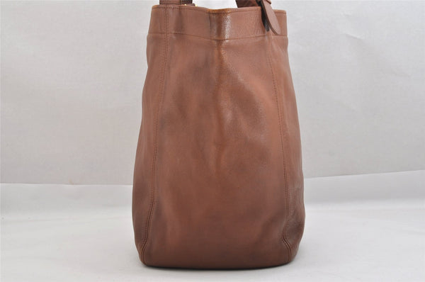 Authentic OLD COACH Vintage Shoulder Tote Bag Leather 4082 Brown 3954K