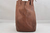 Authentic OLD COACH Vintage Shoulder Tote Bag Leather 4082 Brown 3954K