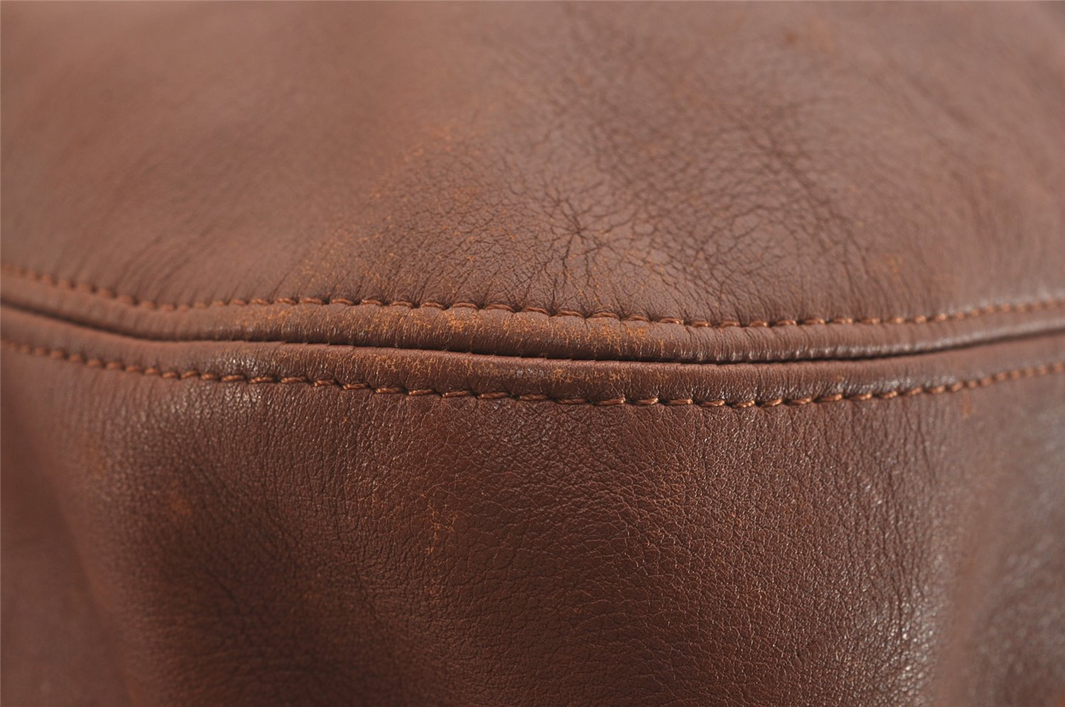 Authentic OLD COACH Vintage Shoulder Tote Bag Leather 4082 Brown 3954K
