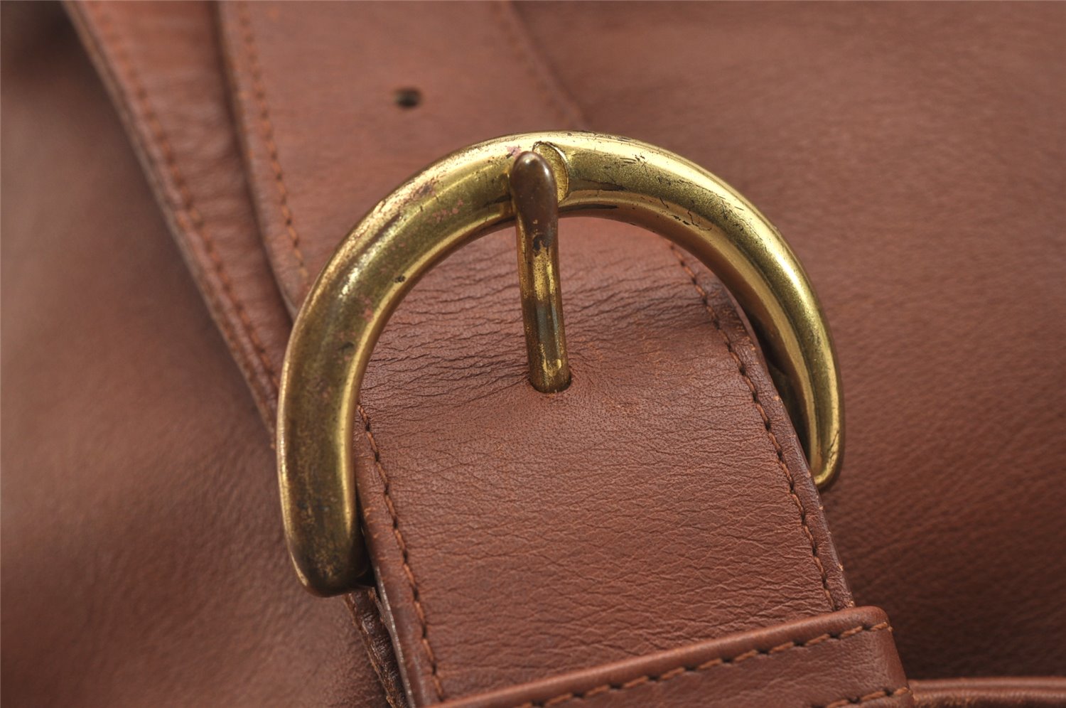Authentic OLD COACH Vintage Shoulder Tote Bag Leather 4082 Brown 3954K