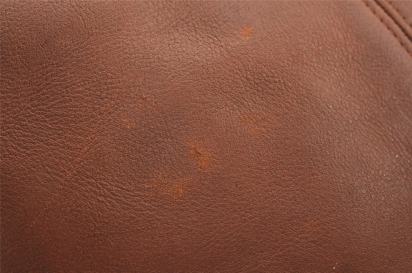 Authentic OLD COACH Vintage Shoulder Tote Bag Leather 4082 Brown 3954K
