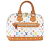Authentic Louis Vuitton Monogram Multicolor Alma PM Hand Bag M92647 White 3955I