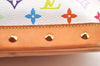 Authentic Louis Vuitton Monogram Multicolor Alma PM Hand Bag M92647 White 3955I