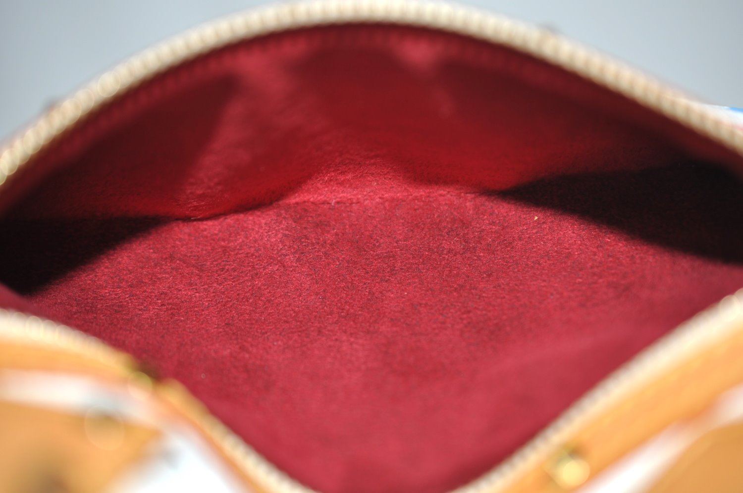 Authentic Louis Vuitton Monogram Multicolor Alma PM Hand Bag M92647 White 3955I