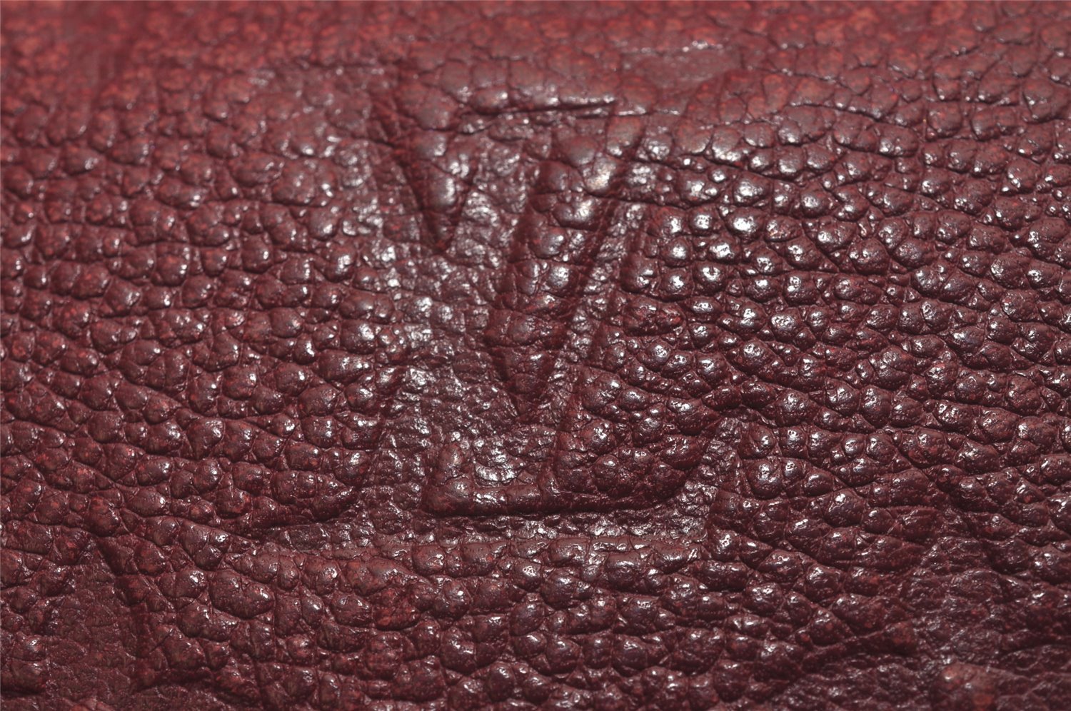 Authentic Louis Vuitton Monogram Empreinte Zippy Wallet Purple M60549 LV 3955J