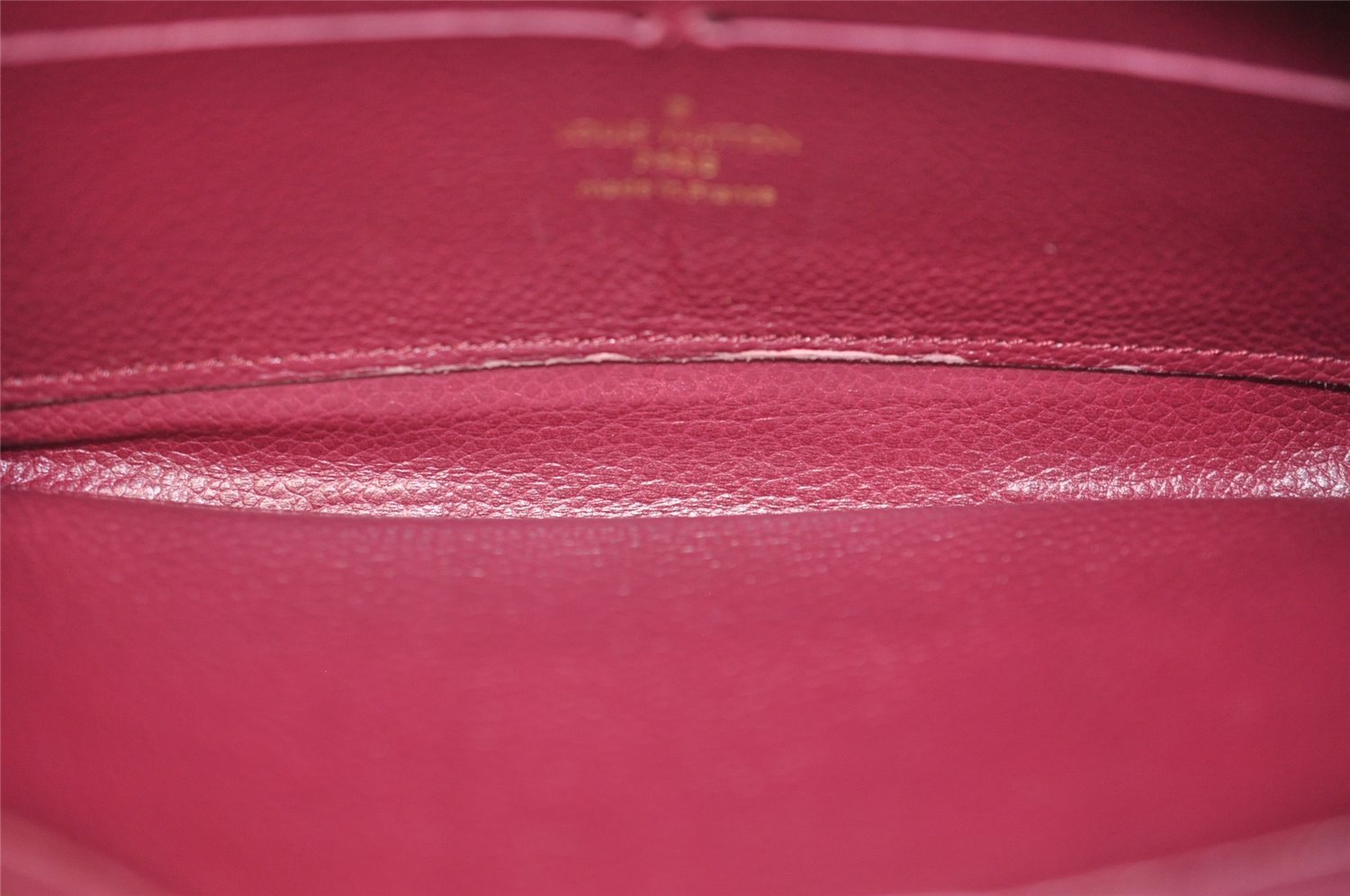 Authentic Louis Vuitton Monogram Empreinte Zippy Wallet Purple M60549 LV 3955J