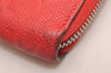 Authentic Louis Vuitton Monogram Empreinte Zippy Wallet Red M60547 LV 3956J